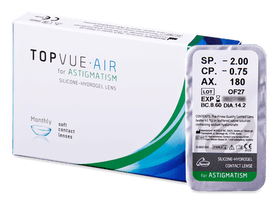 TopVue Air for Astigmatism (1 lente)