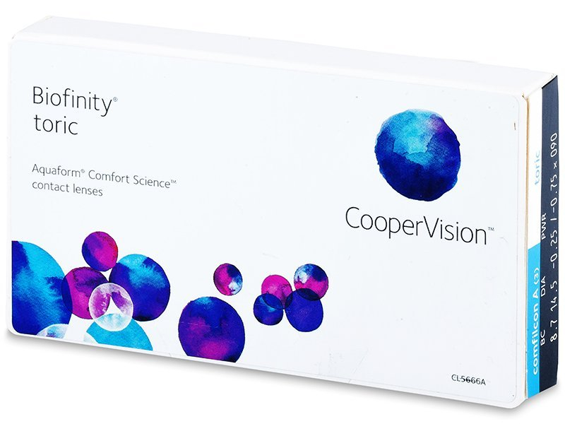 Biofinity Toric (3 lente) - Toric contact lenses