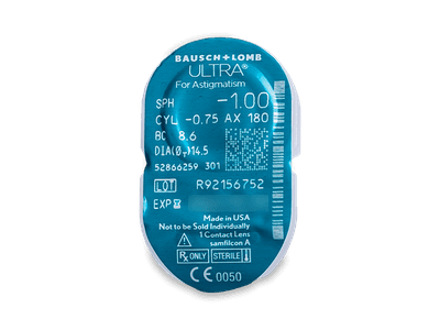 Bausch + Lomb ULTRA for Astigmatism (3 lenses) - Blister pack preview