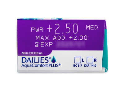 Dailies AquaComfort Plus Multifocal (90 lente) - Attributes preview