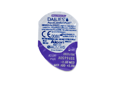 Dailies AquaComfort Plus Multifocal (90 lente) - Blister pack preview