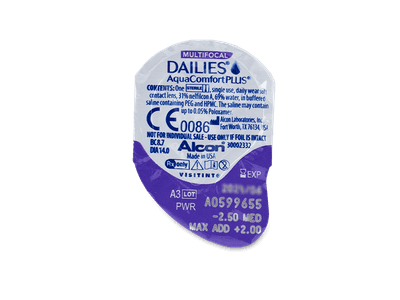 Dailies AquaComfort Plus Multifocal (90 lente) - Blister pack preview