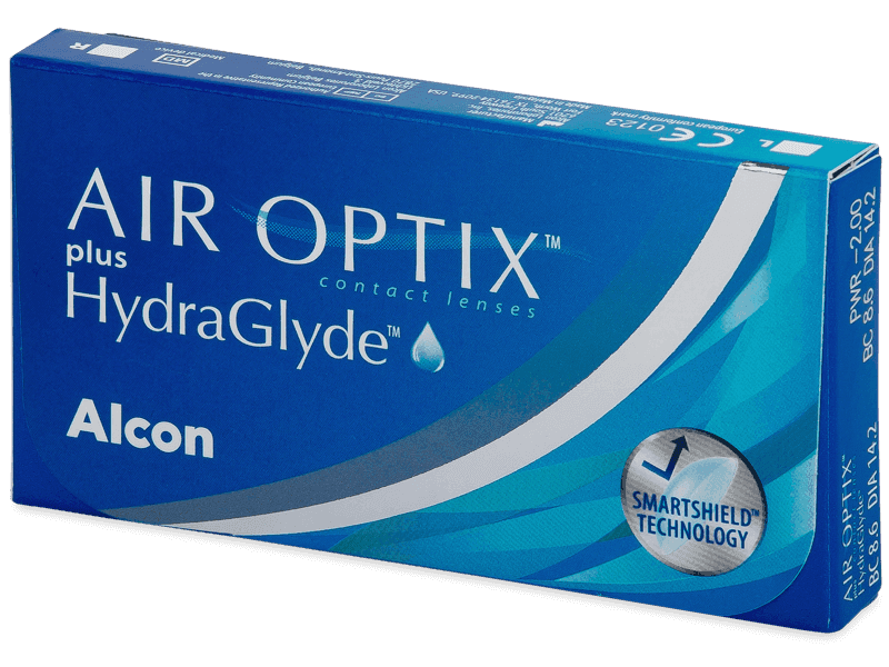 Air Optix plus HydraGlyde (6 lente) - Monthly contact lenses