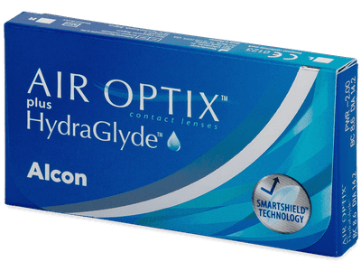 Air Optix plus HydraGlyde (3 lenses) - Monthly contact lenses