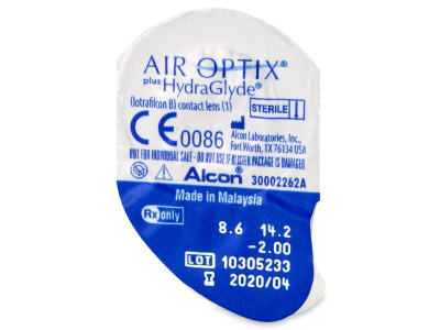 Air Optix plus HydraGlyde (3 lenses) - Blister pack preview