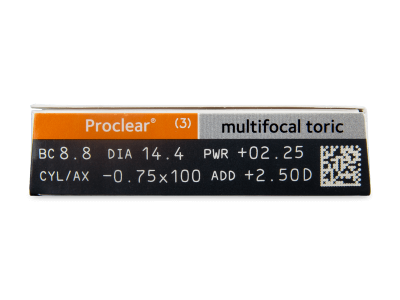 Proclear Multifocal Toric (3 lenses) - Attributes preview