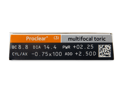 Proclear Multifocal Toric (3 lenses) - Attributes preview