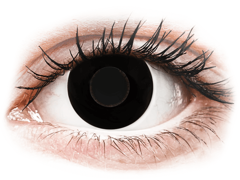 CRAZY LENS - Black Out - Lente optike ditore (2 lente) - Coloured contact lenses