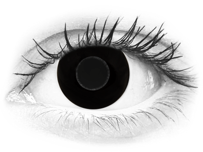CRAZY LENS - Black Out - Lente optike ditore (2 lente)