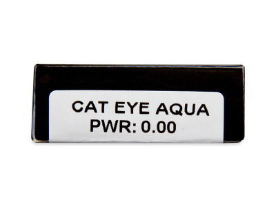 CRAZY LENS - Cat Eye Aqua - Lente kozmetike ditore (2 lente) - Attributes preview
