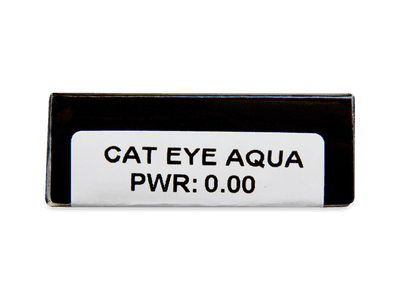 CRAZY LENS - Cat Eye Aqua - Lente kozmetike ditore (2 lente) - Attributes preview