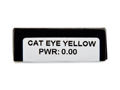 CRAZY LENS - Cat Eye Yellow - Lente kozmetike ditore (2 lente) - Attributes preview