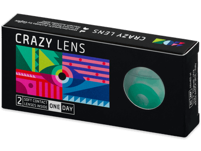 CRAZY LENS - Emerald Green - Lente optike ditore (2 lente) - Coloured contact lenses