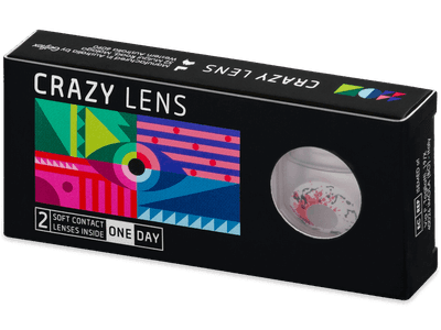 CRAZY LENS - Graffiti - Lente kozmetike ditore (2 lente)