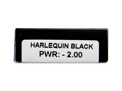 CRAZY LENS - Harlequin Black - Lente optike ditore (2 lente) - Attributes preview