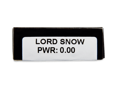 CRAZY LENS - Lord Snow - Lente kozmetike ditore (2 lente) - Attributes preview