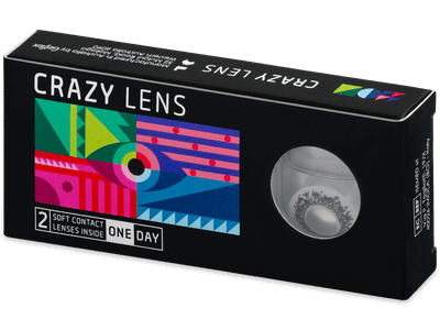 CRAZY LENS - Lord Snow - Lente kozmetike ditore (2 lente)