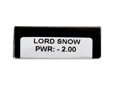 CRAZY LENS - Lord Snow - Lente optike ditore (2 lente) - Attributes preview