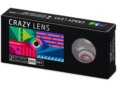 CRAZY LENS - Mad Clown - Lente optike ditore (2 lente) - Coloured contact lenses