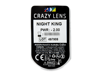 CRAZY LENS - Night King - Lente optike ditore (2 lente) - Blister pack preview