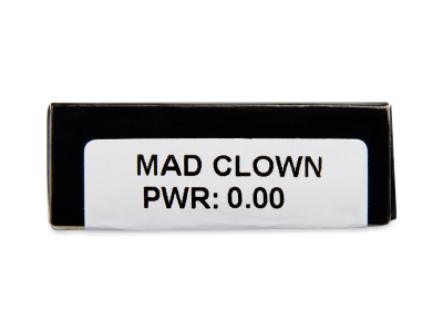 CRAZY LENS - Mad Clown - Lente kozmetike ditore (2 lente) - Attributes preview