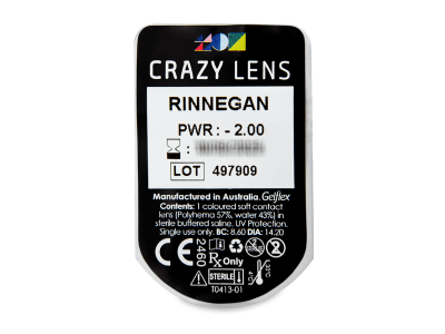 CRAZY LENS - Rinnegan - Lente optike ditore (2 lente) - Blister pack preview
