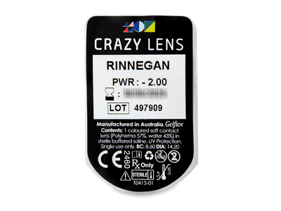 CRAZY LENS - Rinnegan - Lente optike ditore (2 lente) - Blister pack preview