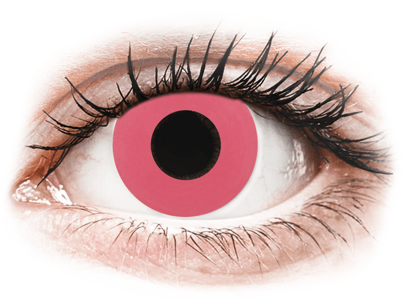 CRAZY LENS - Solid Rose - Lente kozmetike ditore (2 lente) - Coloured contact lenses