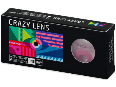 CRAZY LENS - Solid Rose - Lente kozmetike ditore (2 lente)