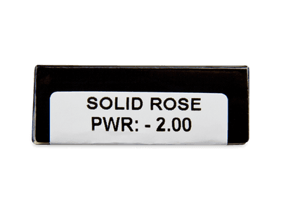 CRAZY LENS - Solid Rose - Lente optike ditore (2 lente) - Attributes preview