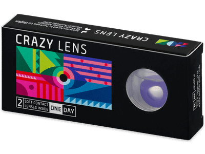 CRAZY LENS - Solid Violet - Lente optike ditore (2 lente) - Coloured contact lenses