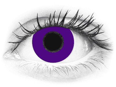 CRAZY LENS - Solid Violet - Lente optike ditore (2 lente)