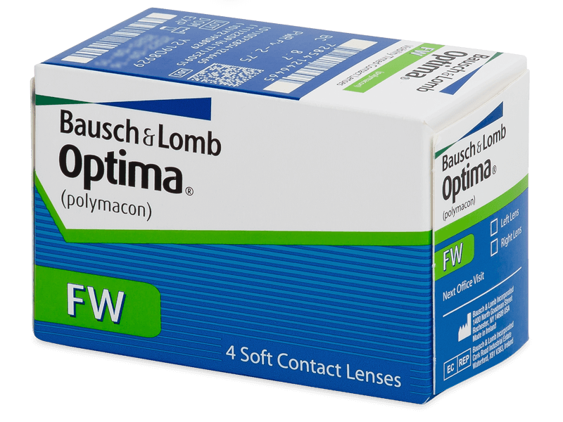 Quarterly Optima FW (4 lente) - Monthly contact lenses
