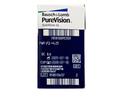PureVision (6 lente) - Attributes preview