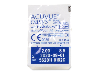 Acuvue Oasys 1-Day (30 lenses) - Blister pack preview