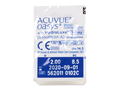 Acuvue Oasys 1-Day (90 lenses) - Blister pack preview