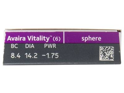 Avaira Vitality (6 lenses) - Attributes preview