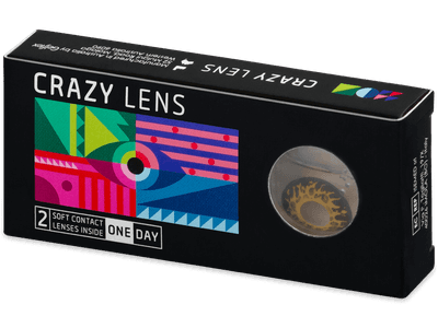 CRAZY LENS - Cheetah - Lente kozmetike ditore (2 lente)