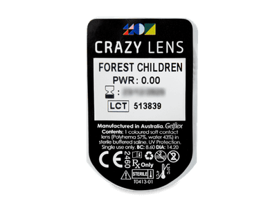 CRAZY LENS - Forest Children - Lente kozmetike ditore (2 lente) - Blister pack preview