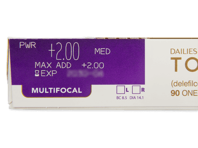 Dailies TOTAL1 Multifocal (90 lenses) - Attributes preview