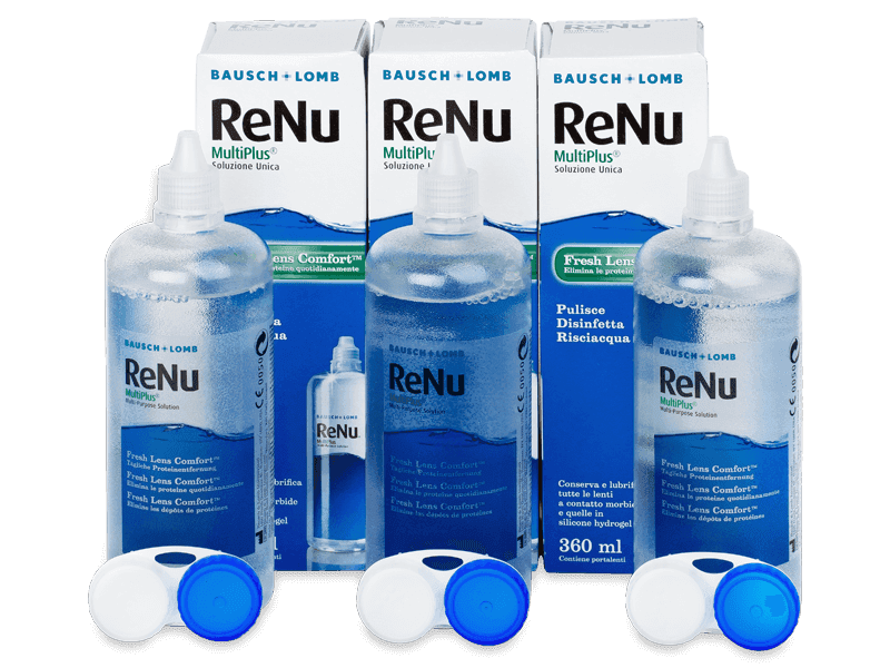 ReNu MultiPlus solucion 3 x 360 ml - Economy 3-pack - solution