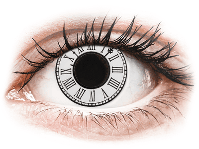 CRAZY LENS - Clock - plano daily (2 lenses) - Coloured contact lenses