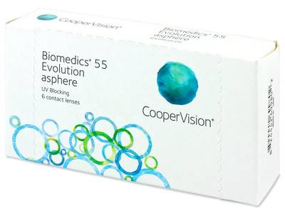 Biomedics 55 Evolution (6 lente) - Monthly contact lenses