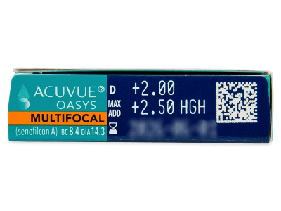 Acuvue Oasys Multifocal (6 lenses) - Attributes preview
