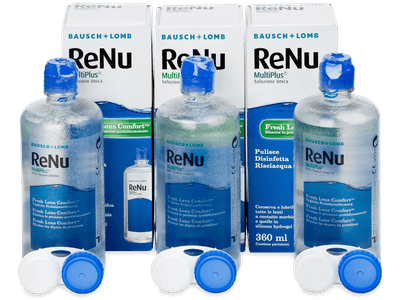 ReNu MultiPlus solucion 3 x 360 ml - Ky produkt është disponibël edhe në këtë format