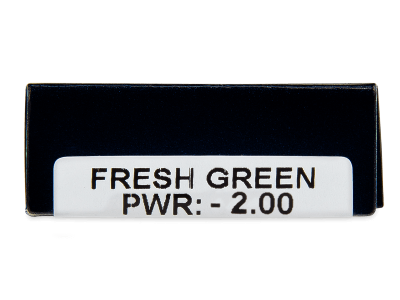 TopVue Daily Color - Fresh Green - Lente optike ditore (2 lente) - Attributes preview