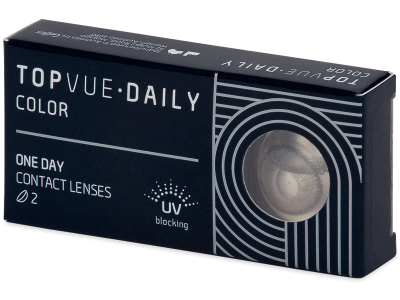 TopVue Daily Color - Grey - Lente optike ditore (2 lente) - Coloured contact lenses