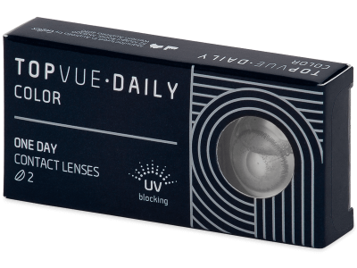 TopVue Daily Color - Sterling Grey - Lente optike ditore (2 lente) - Coloured contact lenses