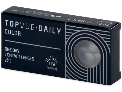 TopVue Daily Color - Blue - Lente kozmetike ditore (2 lente) - Coloured contact lenses