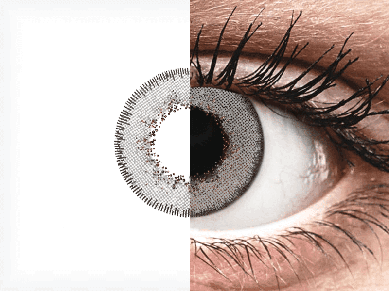 TopVue Daily Color - Grey - Lente kozmetike ditore (2 lente) thumbnail 3